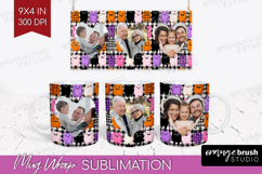 Halloween Photo Mug Wrap PNG - Spooky Picture Frame Mug Product Image 1