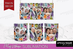 Halloween Photo Mug Wrap PNG - Spooky Picture Frame Mug Product Image 1
