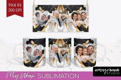 Rose Photo Mug Wrap PNG - Floral Picture Frame Mug Product Image 1