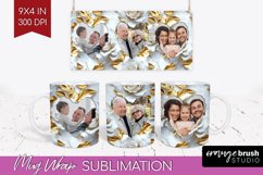 Rose Photo Mug Wrap PNG - Floral Picture Frame Mug Product Image 1