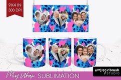 Leopard Print Photo Mug Wrap PNG - Animal Pattern Picture Product Image 1