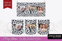 Leopard Print Photo Mug Wrap PNG - Animal Pattern Picture Product Image 1