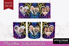 Leopard Print Photo Mug Wrap PNG - Animal Pattern Picture Product Image 1