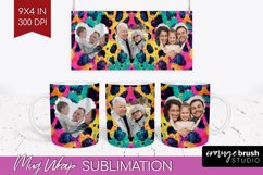 Leopard Print Photo Mug Wrap PNG - Animal Pattern Picture Product Image 1