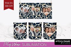 Leopard Print Photo Mug Wrap PNG - Animal Pattern Picture Product Image 1