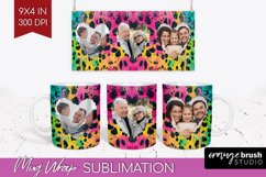 Leopard Print Photo Mug Wrap PNG - Animal Pattern Picture Product Image 1