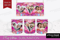 Pearl Photo Mug Wrap PNG - Pearl Texture Picture Frame Mug Product Image 1