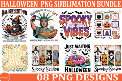 Halloween Sublimation Bundle Halloween 08 png Product Image 1