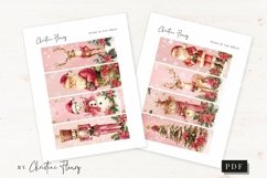 Pink Christmas Printable Bookmarks Product Image 4