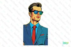 Pop-Art Man Sublimation Clipart Product Image 1