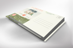 Retro Christmas Sunday Church Postcard Template, Canva EDDM Product Image 4