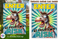 Sarcastic Garden Flag Bundle, Funny Garden Sign Product Image 10