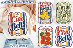 Vintage Italian Summer Sublimation Bundle, Mediterranean PNG Product Image 10