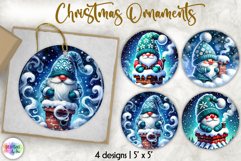 Christmas Ornament Bundle, Cute Nordic Gnome Ornament Print Product Image 10