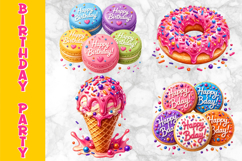 Birthday Accessories Clipart Bundle, Birthday Party Elements Product Image 10