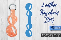 Leather Keychain SVG Design | Keychaine Design | SVG File Product Image 1