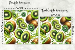 Lunch Bag Sublimation | Fruits and Berries Lunch Bag Print Product Image 2