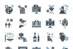 50 Future of Work &amp; Hybrid Workplace Systems Icons Product Image 2