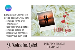 St Valentine’s Day Card Canva Photo Frame Template Product Image 8