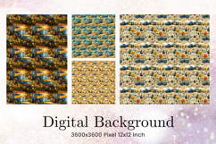 Truck Backgroud Wallpaper Seamless Pattern Digital Paper_8 Product Image 1
