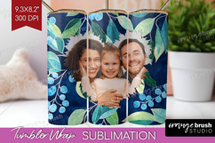 Eucalyptus Photo Tumbler PNG - Botanical Picture Tumbler Product Image 1