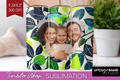 Eucalyptus Photo Tumbler PNG - Botanical Picture Tumbler Product Image 1