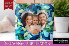 Eucalyptus Photo Tumbler PNG - Botanical Picture Tumbler Product Image 1