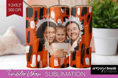 Halloween Photo Tumbler PNG - Brush Stroke Picture Tumbler Product Image 1