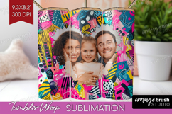 Brush Stroke Photo Tumbler PNG - Abstract Texture Picture Product Image 1