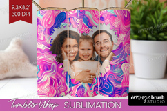 Brush Stroke Photo Tumbler PNG - Abstract Texture Picture Product Image 1