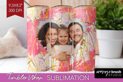 Brush Stroke Photo Tumbler PNG - Abstract Texture Picture Product Image 1