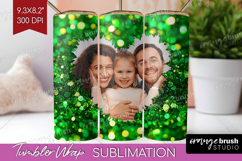 Glitter Photo Tumbler PNG - Sparkle Picture Tumbler Wrap Product Image 1