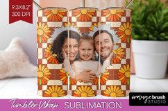 Groovy Photo Tumbler PNG - Flowers Picture Tumbler Wrap Product Image 1