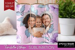 Flowers Photo Tumbler PNG - Floral Picture Tumbler Wrap Product Image 1