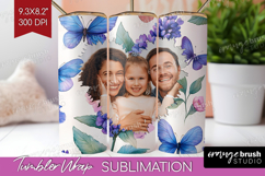 Floral Photo Tumbler PNG - Sping Flowers Picture Tumbler Product Image 1