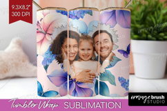 Floral Photo Tumbler PNG - Sping Flowers Picture Tumbler Product Image 1