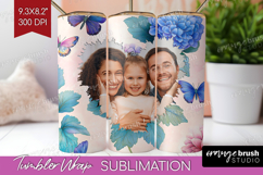 Floral Photo Tumbler PNG - Sping Flowers Picture Tumbler Product Image 1