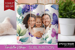 Floral Photo Tumbler PNG - Sping Flowers Picture Tumbler Product Image 1