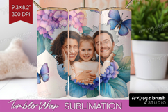 Floral Photo Tumbler PNG - Sping Flowers Picture Tumbler Product Image 1