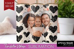 Valentines Day Photo Tumbler PNG - Heart Picture Tumbler Product Image 1