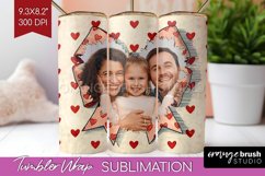 Valentines Day Photo Tumbler PNG - Heart Picture Tumbler Product Image 1