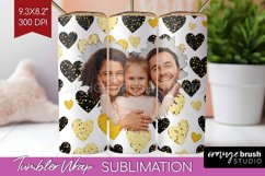 Valentines Day Photo Tumbler PNG - Heart Picture Tumbler Product Image 1