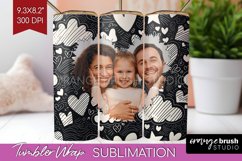 Valentines Day Photo Tumbler PNG - Heart Picture Tumbler Product Image 1