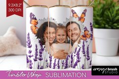 Wildflowers Photo Tumbler PNG - Floral Picture Tumbler Wrap Product Image 1