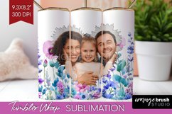Wildflowers Photo Tumbler PNG - Floral Picture Tumbler Wrap Product Image 1