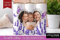 Wildflowers Photo Tumbler PNG - Floral Picture Tumbler Wrap Product Image 1