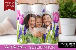 Wildflowers Photo Tumbler PNG - Floral Picture Tumbler Wrap Product Image 1