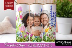 Wildflowers Photo Tumbler PNG - Floral Picture Tumbler Wrap Product Image 1