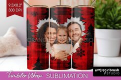 Christmas Photo Tumbler PNG - Christmas Tree Picture Tumbler Product Image 1