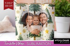 Christmas Photo Tumbler PNG - Christmas Tree Picture Tumbler Product Image 1